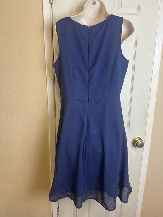 VENUS Dresses & Skirts - VENUS Navy Sleeveless Fit-and-Flare Midi Dress